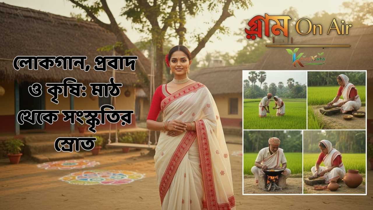 লোকগান, প্রবাদ ও কৃষি মাঠ থেকে সংস্কৃতির স্রোত